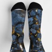 Rustikale kroatische Stone Wall Fotografie Socken (Oben)