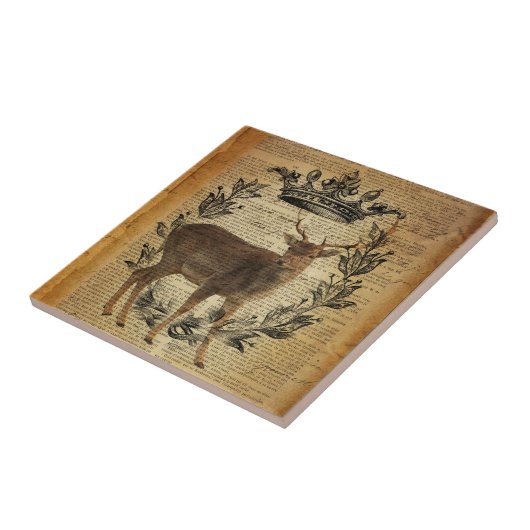 Rustikale Kronenjacke Fliese (Seite)