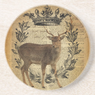 Rustikale Kronenjacke Getränkeuntersetzer