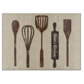 Rustikale Küchenabteilung Schneidebrett (Vorderseite)