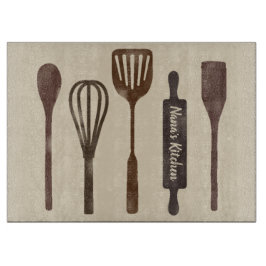 Rustikale Küchenabteilung Schneidebrett