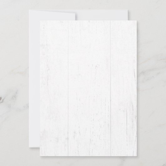 Rustikale Kuh Skull Boho Bloral Rosa Aquarell Save The Date (Rückseite)