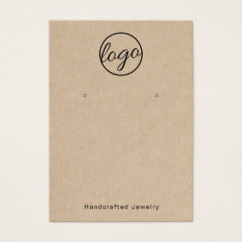 Rustikale Kundenkarte mit eigenem Logo