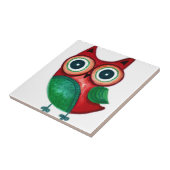 Rustikale kundenspezifische Eule Fliese (Seite)