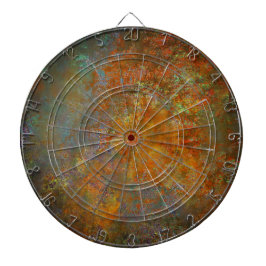 Rustikale Kunstfertigkeit Inspiriert Dartscheibe