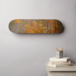 Rustikale Kunstfertigkeit Inspiriert Skateboard