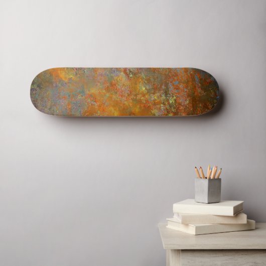Rustikale Kunstfertigkeit Inspiriert Skateboard (Wandkunst (Horz))