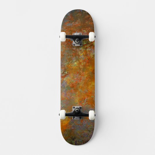 Rustikale Kunstfertigkeit Inspiriert Skateboard (Vorderseite)