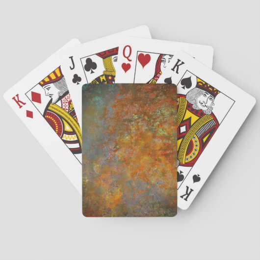 Rustikale Kunstfertigkeit Inspiriert Spielkarten (Rückseite)