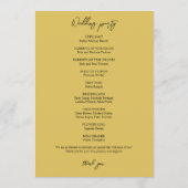 Rustikale künstlerische Sonnenblumen Kunst, Dichtu Programm (Rückseite)