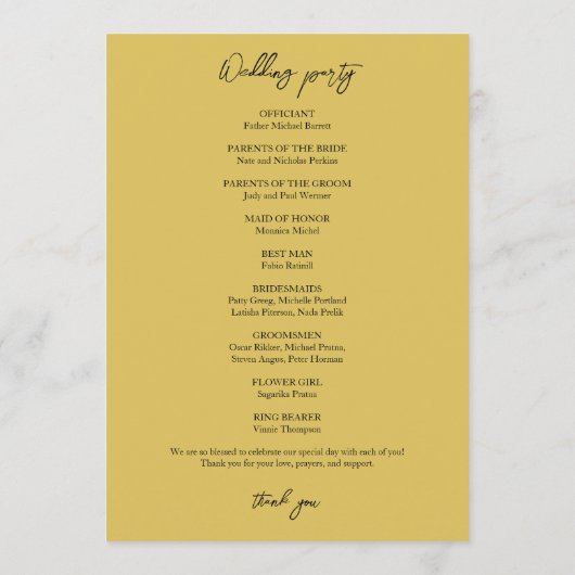 Rustikale künstlerische Sonnenblumen Kunst, Dichtu Programm (Rückseite)