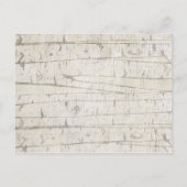Rustikale Kupfergeometrie Birch Postkarte (Rückseite)