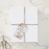 Rustikale Kürbis-Erntedank-Abend-Geschenkkarte Geschenkanhänger (Mit Garn)