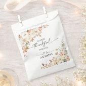 Rustikale Kürbis-Erntedank-Abendbeutel Geschenktütchen (Ausgeschnitten)