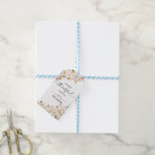 Rustikale Kürbis-Erntedank-Abendessen-Geschenkkart Geschenkanhänger (Mit Garn)