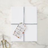 Rustikale Kürbis-Erntedankfest-Geschenkkarte Geschenkanhänger (Mit Garn)