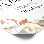 Rustikale Kürbis fallen in die Liebe Gebete für Ba Poster (Ecke)