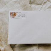 Rustikale Kürbis-Rücksendeadresse