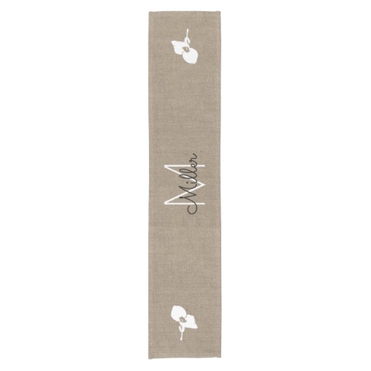 Rustikale Kurzer Tischläufer (Vorderseite)