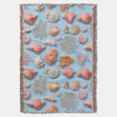 Rustikale Küste - Muscheln, Starfish, Riff (15) Decke (Vorderseite Vertikal)