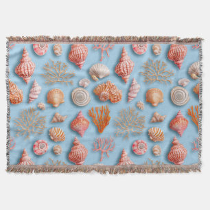 Rustikale Küste - Muscheln, Starfish, Riff (15) Decke