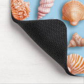 Rustikale Küste - Muscheln, Starfish, Riff (15) Mousepad (Ecke)