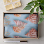 Rustikale Küste - Muscheln, Starfish, Riff (15) Seidenpapier (Geschenk)