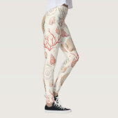 Rustikale Küste - Muscheln, Starfish, Riff (16) Leggings (Rechts)