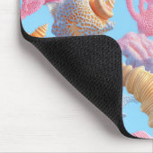 Rustikale Küste - Muscheln, Starfish, Riff (18) Mousepad (Ecke)