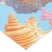 Rustikale Küste - Muscheln, Starfish, Riff (18) Tischdecke (Schrägansicht)