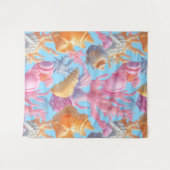 Rustikale Küste - Muscheln, Starfish, Riff (18) Wandteppich (Vorderseite (Horizontal))