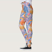 Rustikale Küste - Muscheln, Starfish, Riff (19) Leggings (Links)