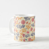 Rustikale Küste - Muscheln, Starfish, Riff (1) Kaffeetasse (Vorderseite Links)