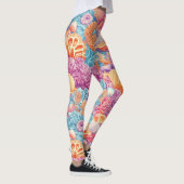 Rustikale Küste - Muscheln, Starfish, Riff (20) Leggings (Rechts)