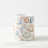 Rustikale Küste - Muscheln, Starfish, Riff (21) Kaffeetasse (Mittel)