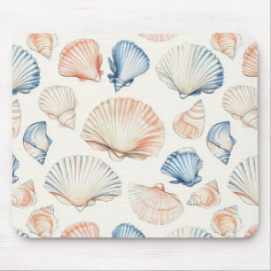 Rustikale Küste - Muscheln, Starfish, Riff (21) Mousepad