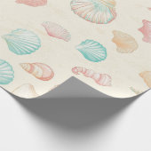 Rustikale Küste - Muscheln, Starfish, Riff (22) Geschenkpapier (Ecke)
