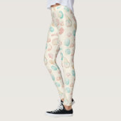 Rustikale Küste - Muscheln, Starfish, Riff (22) Leggings (Links)