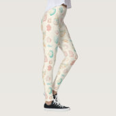 Rustikale Küste - Muscheln, Starfish, Riff (22) Leggings (Rechts)