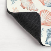 Rustikale Küste - Muscheln, Starfish, Riff (23) Mousepad (Ecke)