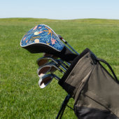 Rustikale Küste - Muscheln, Starfish, Riff (26) Golf Headcover (In SItu)