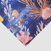 Rustikale Küste - Muscheln, Starfish, Riff (27) Seidenpapier (Detail)