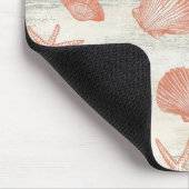 Rustikale Küste - Muscheln, Starfish, Riff (29) Mousepad (Ecke)