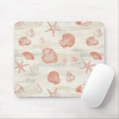 Rustikale Küste - Muscheln, Starfish, Riff (29) Mousepad (Mit Mouse)