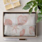 Rustikale Küste - Muscheln, Starfish, Riff (29) Seidenpapier (Geschenk)