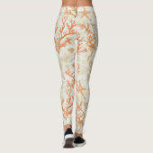 Rustikale Küste - Muscheln, Starfish, Riff (2) Leggings (Rückseite)