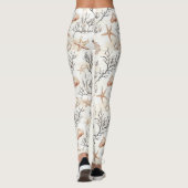 Rustikale Küste - Muscheln, Starfish, Riff (31) Leggings (Rückseite)