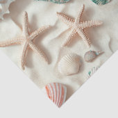 Rustikale Küste - Muscheln, Starfish, Riff (33) Seidenpapier (Detail)