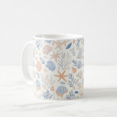 Rustikale Küste - Muscheln, Starfish, Riff (34) Kaffeetasse (Vorderseite Links)