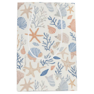 Rustikale Küste - Muscheln, Starfish, Riff (34) Mittlere Geschenktüte